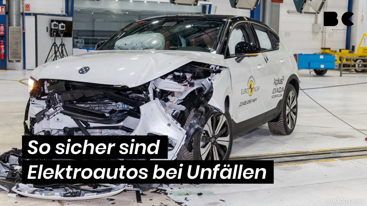 So sicher sind Elektroautos bei Unfällen