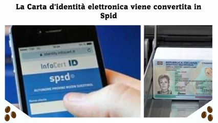 La Carta d'identità elettronica viene convertita in Spid