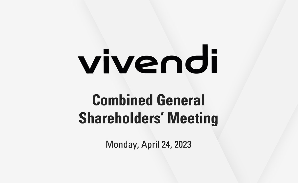 Vivendi’s 2023 Shareholders’ Meeting on April 24, 2023