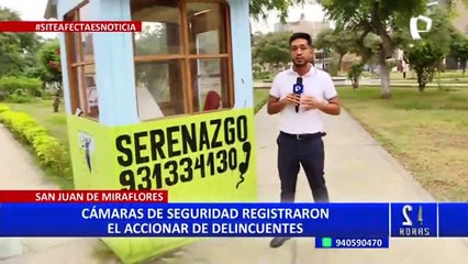 SJM: Delincuentes en moto siembran terror en los vecinos del distrito