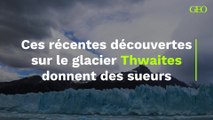 Ces récentes découvertes sur le glacier Thwaites donnent des sueurs froides