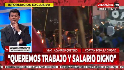 "El que mintió, desaparece", la picante propuesta de Moreno a Javier Milei y su equipo