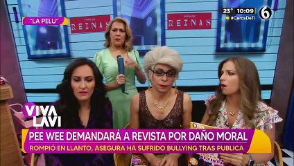 Pee Wee demanda a revista por daño moral