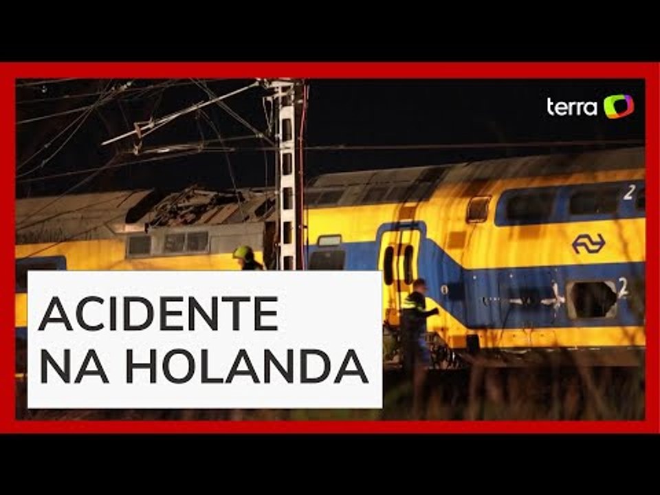 Descarrilamento de trem deixa ao menos um morto e 30 feridos na Holanda