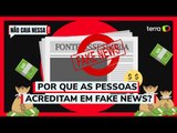 Por que as pessoas acreditam em fake news?