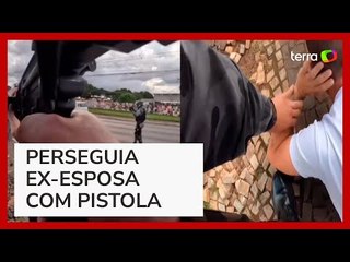 Polícia prende homem armado que perseguia ex-esposa no DF