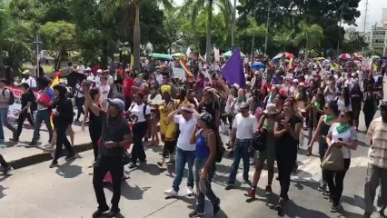 Marcha desde el Parque de las Banderas