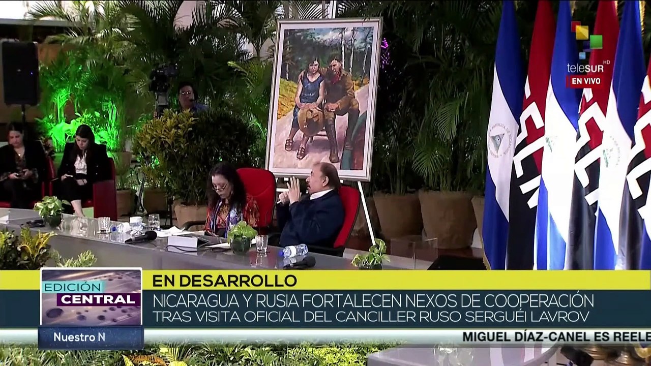 Visita de canciller ruso a Nicaragua afianza nexos comerciales y de cooperación entre ambas naciones