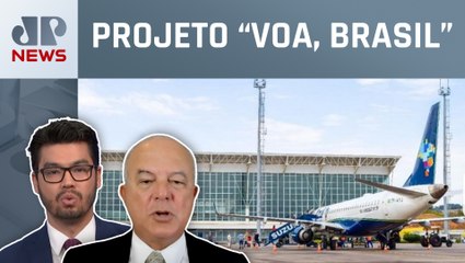 Programa de passagens a R$ 200 terá cashback a passageiros; Motta e Kobayashi analisam