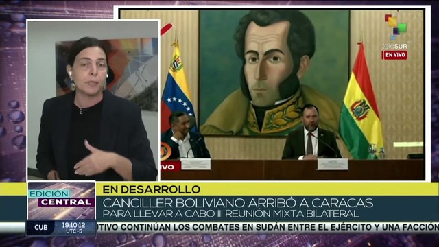 Cancilleres de Venezuela y Bolivia sostienen encuentro para potenciar la cooperación bilateral