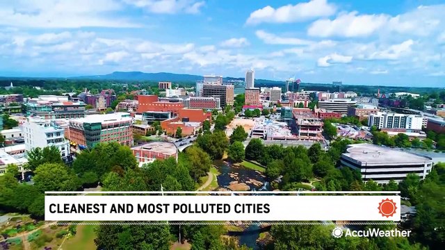 Which US cities have the cleanest and most polluted air?