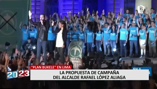 “Plan Bukele en Lima”: La propuesta de campaña del alcalde Rafael López Aliaga