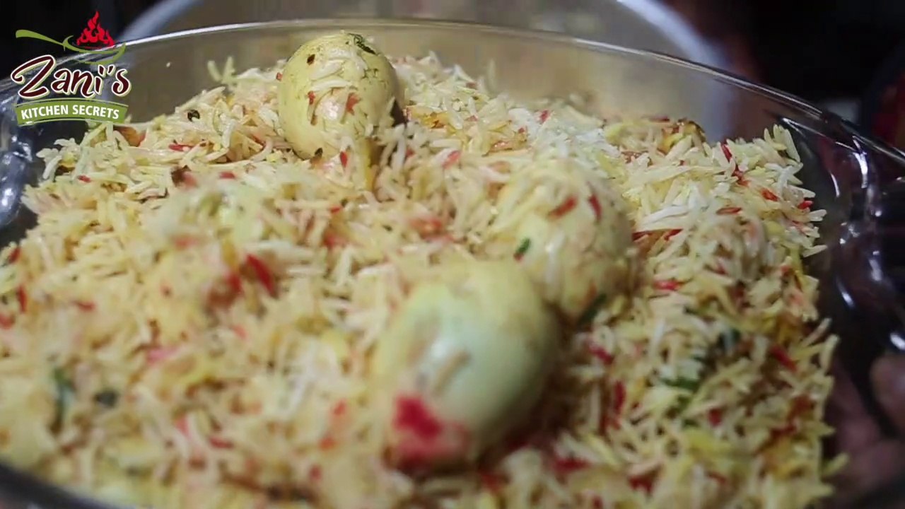 Egg Biryani | سپیشل انڈے والی بریانی | by Zani's Kitchen Secrets