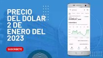 TASA DE CAMBIO DEL PESO COLOMBIANO FRENTE AL DÓLAR 2 DE ENERO DEL 2023 LUNES