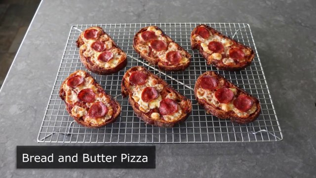 Bread & Butter Pizza - The Best, Fastest No-Dough Pizza Hack Ever - Food Wishes
