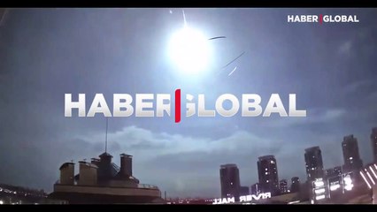 Kiev’de gökyüzünde gizemli bir ışık belirdi