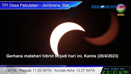 Fenomena Langka, Gerhana Matahari Hibrid Dapat Dilihat di Seluruh Indonesia