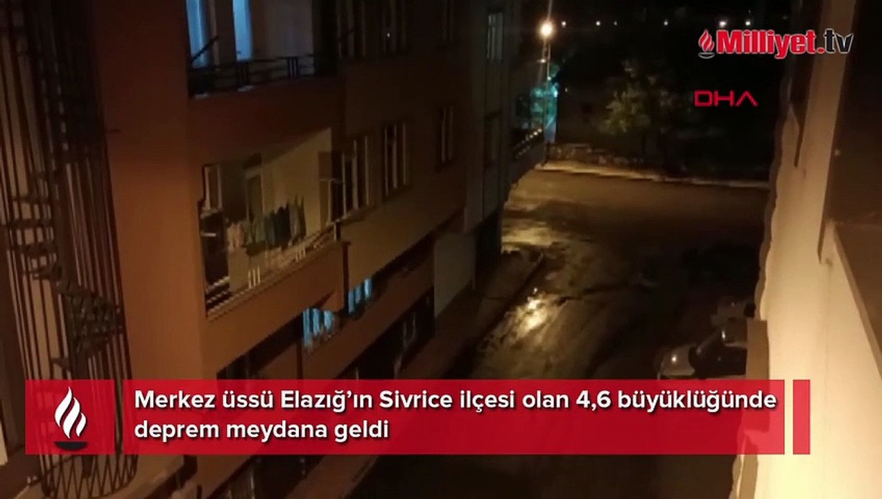 Elazığ'da 4.6 büyüklüğünde deprem