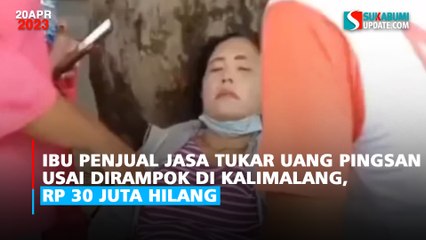 Ibu Penjual Jasa Tukar Uang Pingsan Usai Dirampok di Kalimalang, Rp 30 Juta Hilang