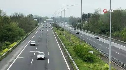 Ramazan Bayramı tatili öncesi TEM Otoyolu'nda son durum