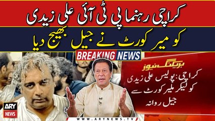 Ali Zaidi sent to jail on judicial remand