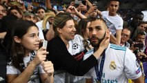 La réaction insolite d'un enfant quand il croise Benzema dans le tunnel amuse