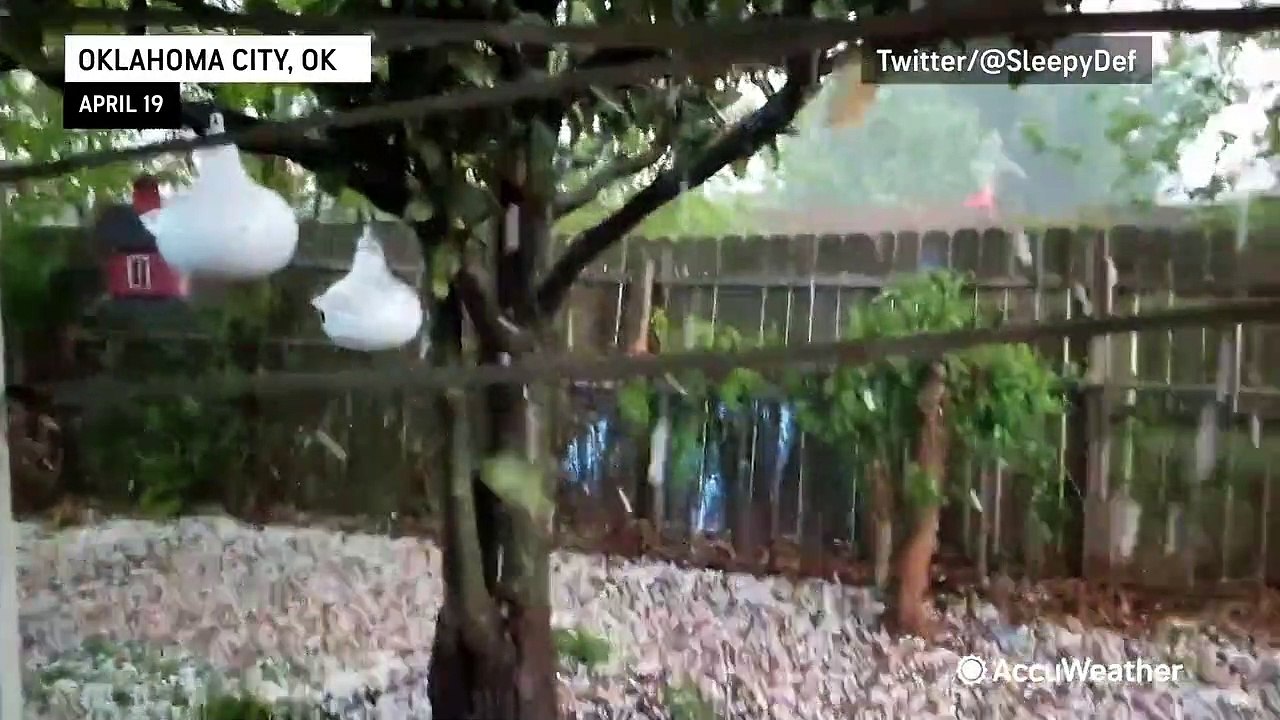 Hail pummels communities from the Upper Midwest to the Plains