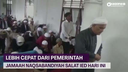 Lebih Cepat dari Pemerintah, Jamaah Naqsabandiyah Deliserdang Salat Ied Hari Ini