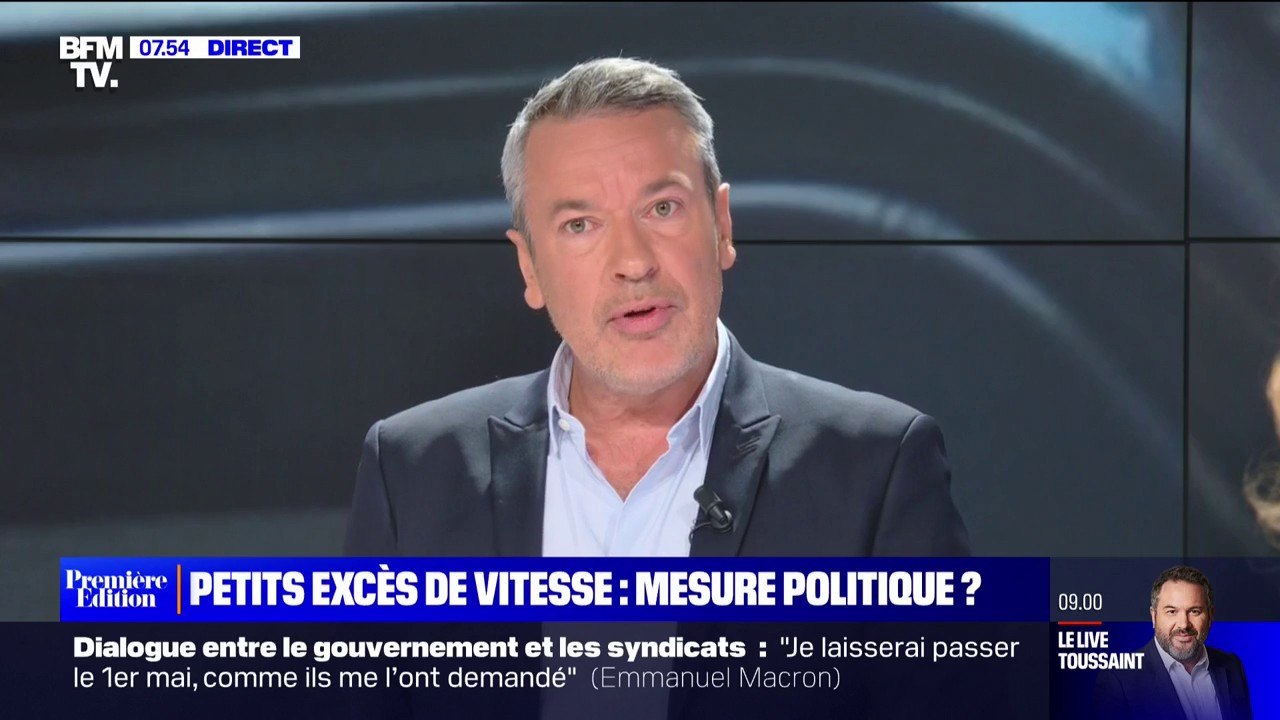 ÉDITO - Fin du retrait de point pour les petits excès de vitesse: "Un contre-sens politique"