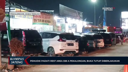 Pemudik Padati Rest Area 338 A Pekalongan, Buka Tutup Diberlakukan