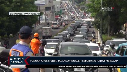 Puncak Arus Mudik, Jalan Jatingaleh Semarang Padat Merayap