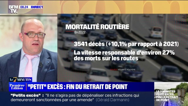 7 MINUTES POUR COMPRENDRE - Fin du retrait de points pour les petits excès de vitesse dès 2024