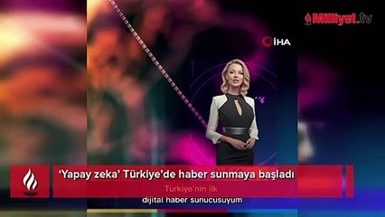 Скачать видео: ‘Yapay zeka’ Türkiye’de haber sunmaya başladı