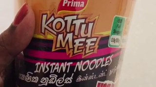 Trying instant noodles in Sri Lanka | Prima Kottu Mee Cup Noodles | Yummy! | Instant nooles recipe