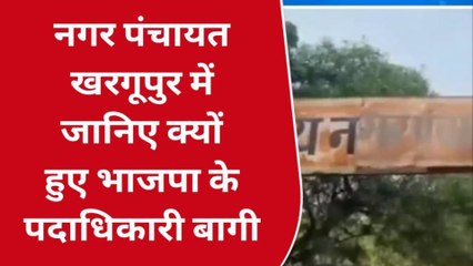 गोण्डा: बागी हुए भाजपा के पदाधिकारी ने प्रत्याशी पर लगाया गंभीर आरोप