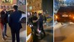 'AKP' plakalı çakarlı araç sahibi ile bir taksici arasında yol verme tartışması yaşandı
