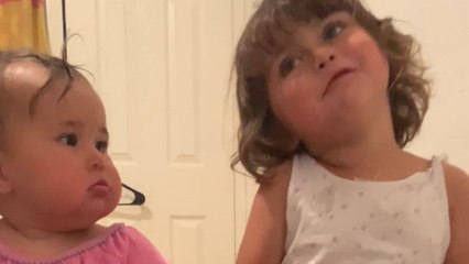 Baby needs NO WORDS to explain to mom how she gets off bed