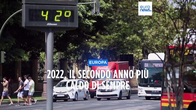 Vecchia e torrida Europa: il 2022 è stato il secondo anno più caldo di sempre