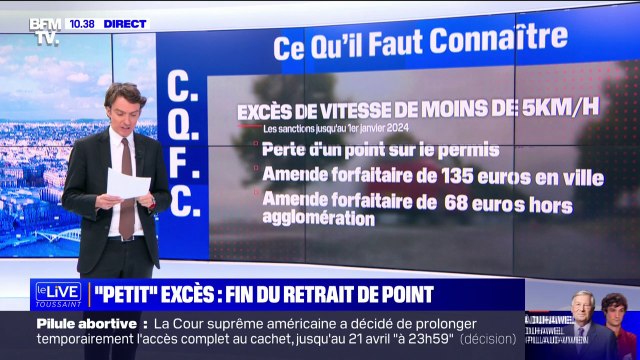 Petits excès de vitesse: que signifie concrètement la fin du retrait de point?