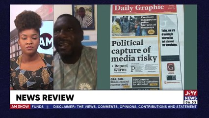 AM Newspaper review with Bernice Abu-Baidoo Lansah and Maxwell Lukutor on JoyNews (20-4-23)