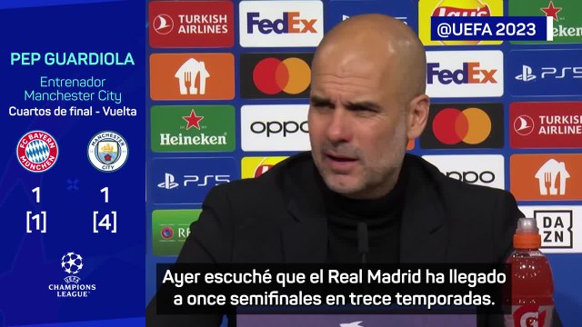BAYERN - MANCHESTER CITY | GUARDIOLA: Para GANAR la CHAMPIONS hay que ganar al MADRID