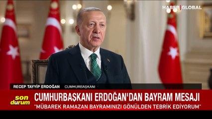 Cumhurbaşkanı Erdoğan'dan Ramazan Bayramı mesajı: "Milletimiz doğruya doğru diyecektir"
