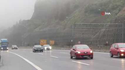 TEM Otoyolu Bolu geçişinde bayram yoğunluğu