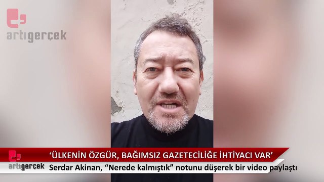 Serdar Akinan: Aynı şekilde devam edeceğim