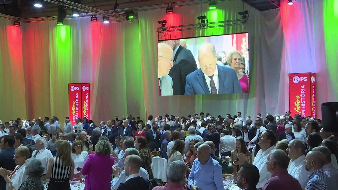 Scholz gratuliert Portugals Sozialisten zum 50-jährigen Bestehen