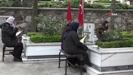 Bayram öncesi şehitliklerde hüzün