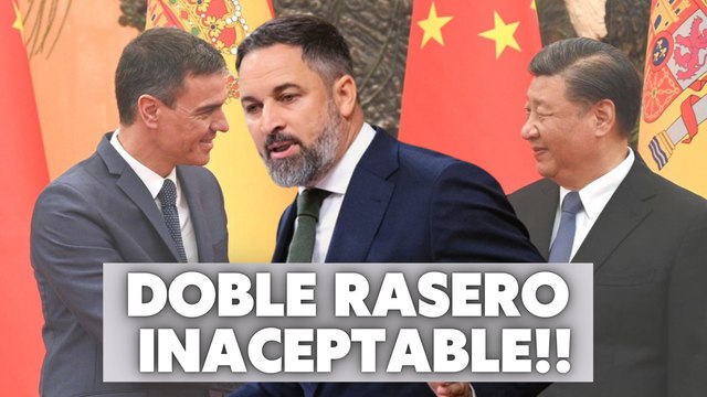 Abascal critica a Sánchez su doble rasero: persigue cosas en España que luego alaba en China