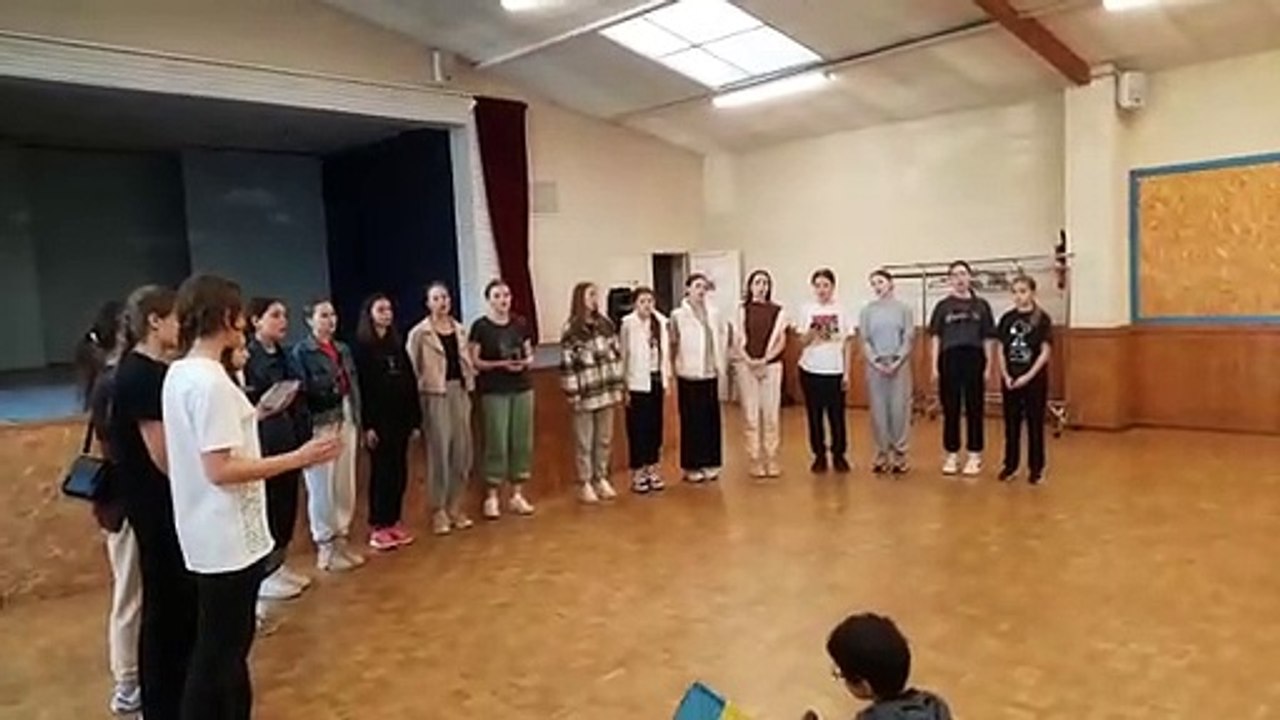 La chorale des enfants des Joyeux petits souliers