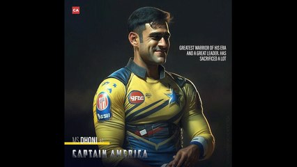 A.I. GANERATED PHOTOS OF CRICKETERS THEY LOOKS LIKE MARVALS SUPERHEROS