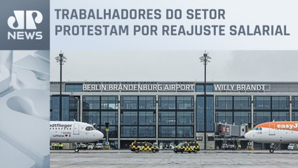 Aeroportos ficam vazios por conta de greve na Alemanha